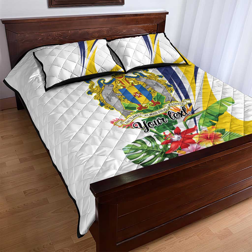 Madeira Pearl of the Atlantic Personalized Quilt Bed Set - Wonder Print Shop