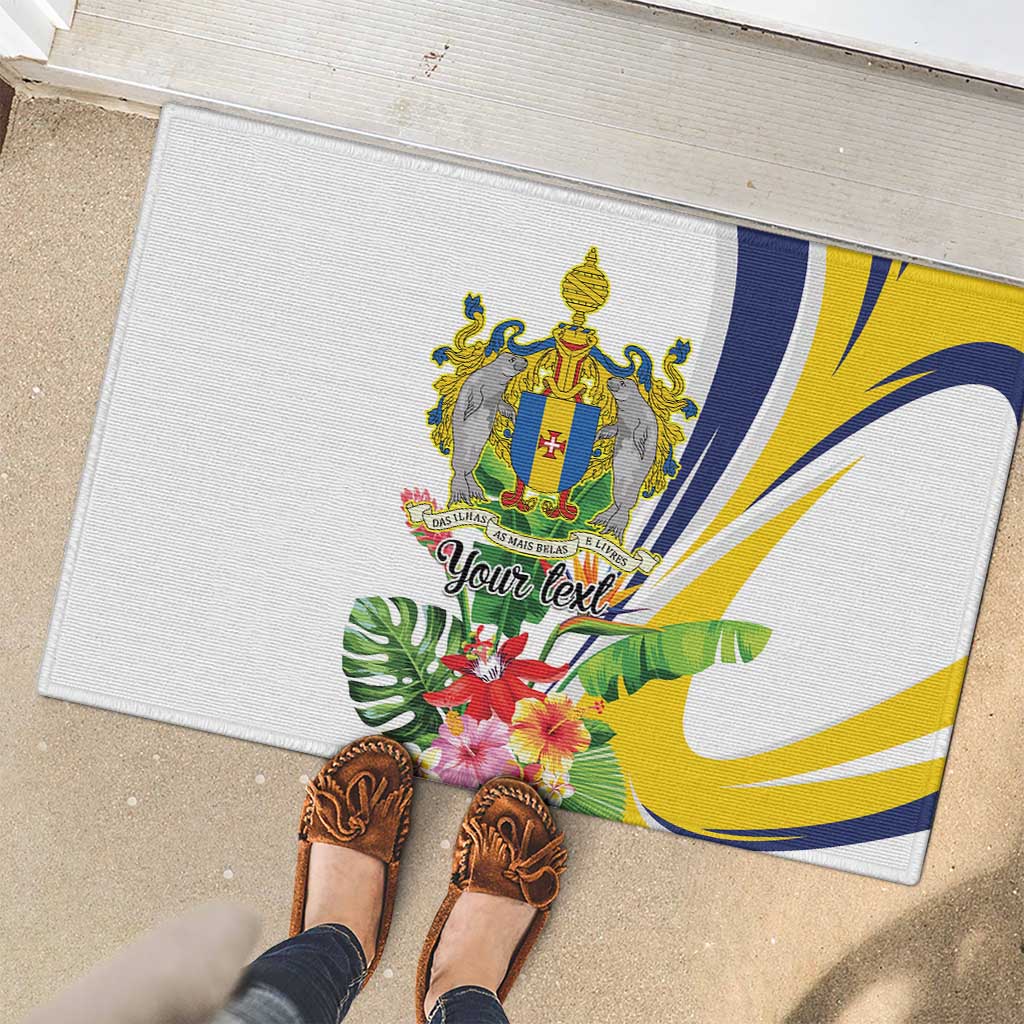 Madeira Pearl of the Atlantic Personalized Rubber Doormat - Wonder Print Shop