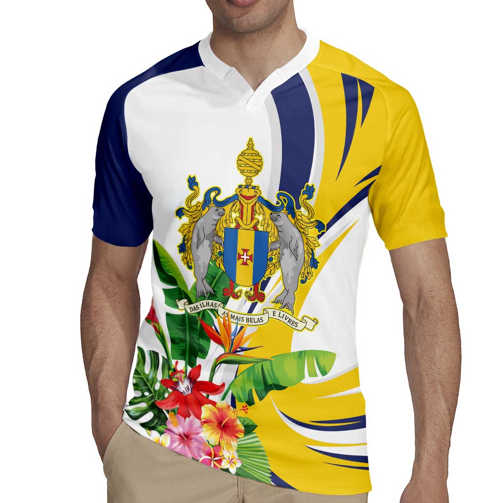 Madeira Pearl of the Atlantic Personalized Rugby Jersey - Wonder Print Shop