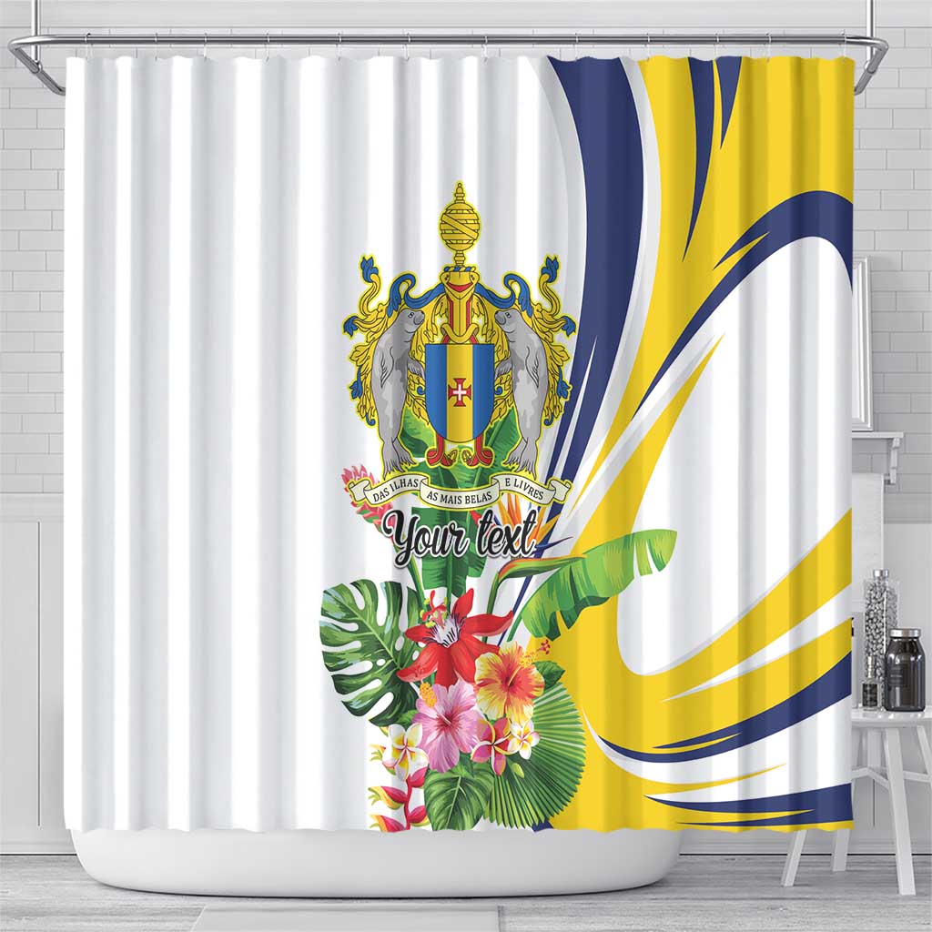 Madeira Pearl of the Atlantic Personalized Shower Curtain - Wonder Print Shop