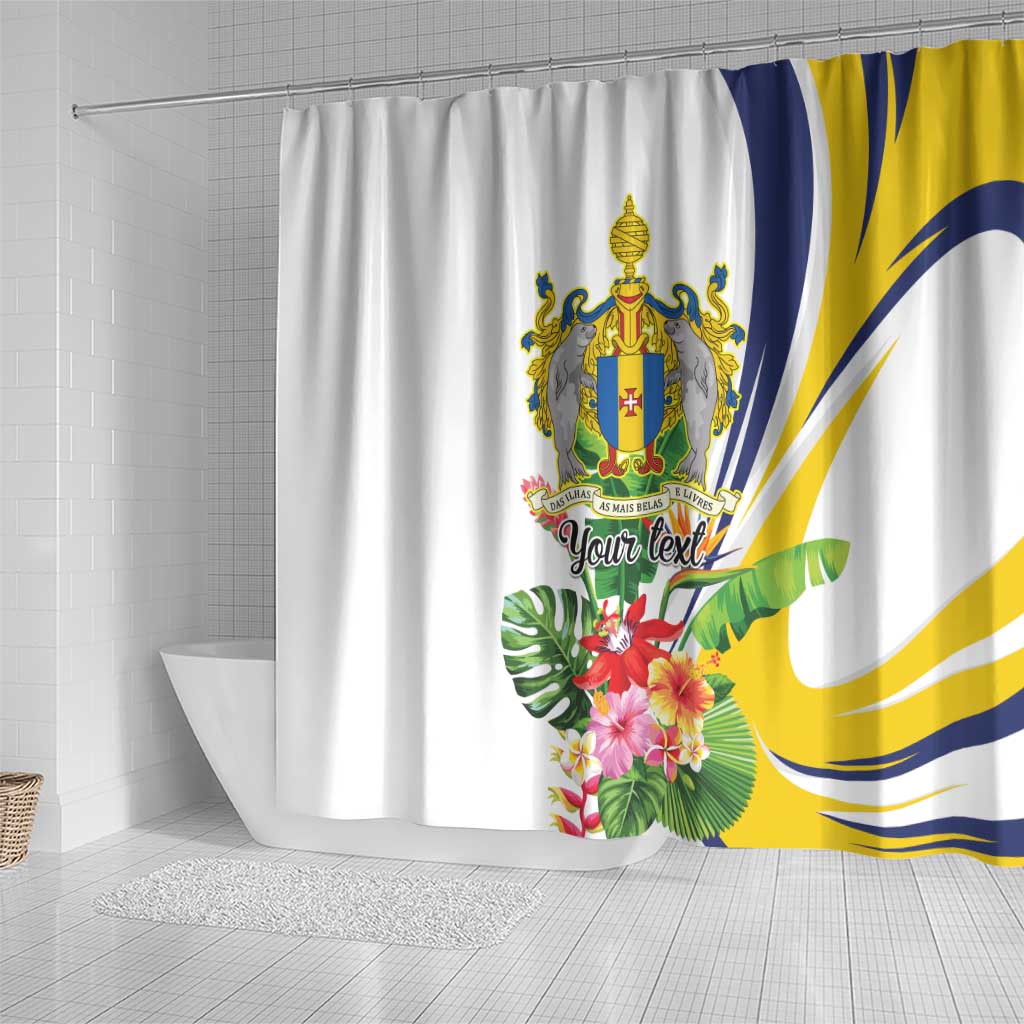 Madeira Pearl of the Atlantic Personalized Shower Curtain - Wonder Print Shop