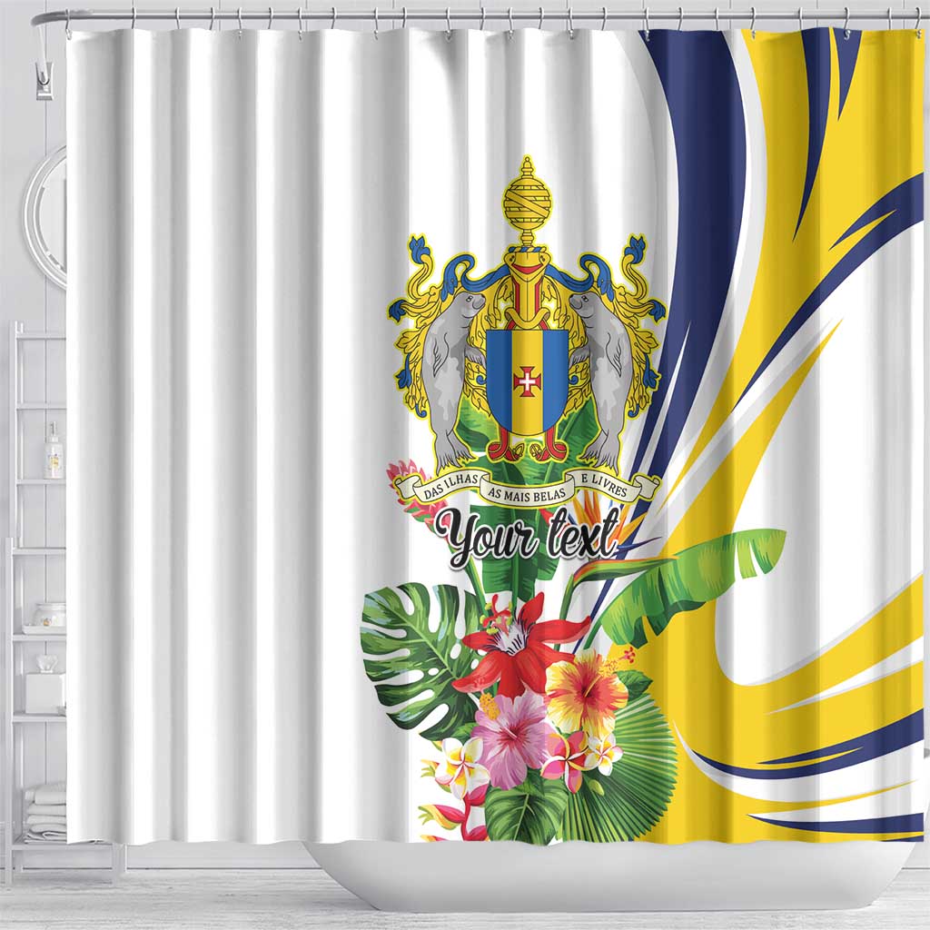 Madeira Pearl of the Atlantic Personalized Shower Curtain - Wonder Print Shop