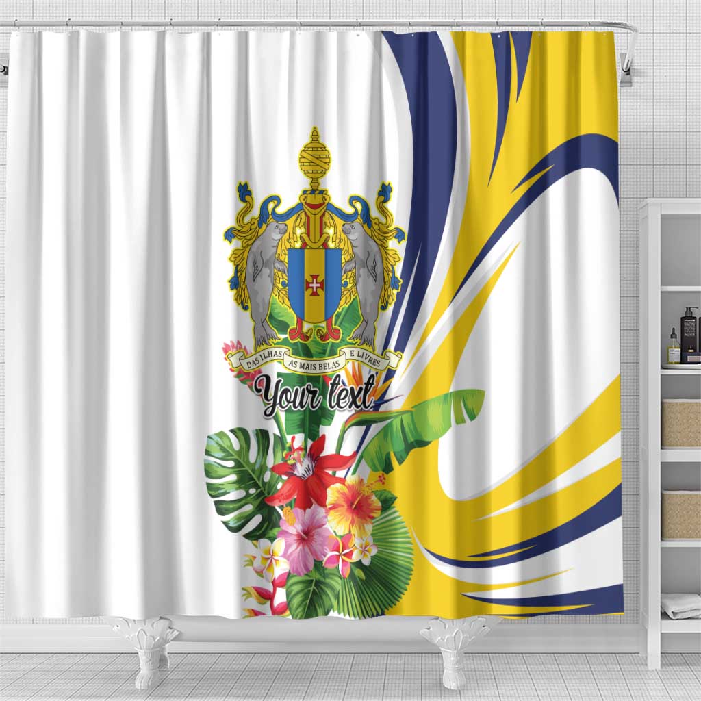 Madeira Pearl of the Atlantic Personalized Shower Curtain - Wonder Print Shop