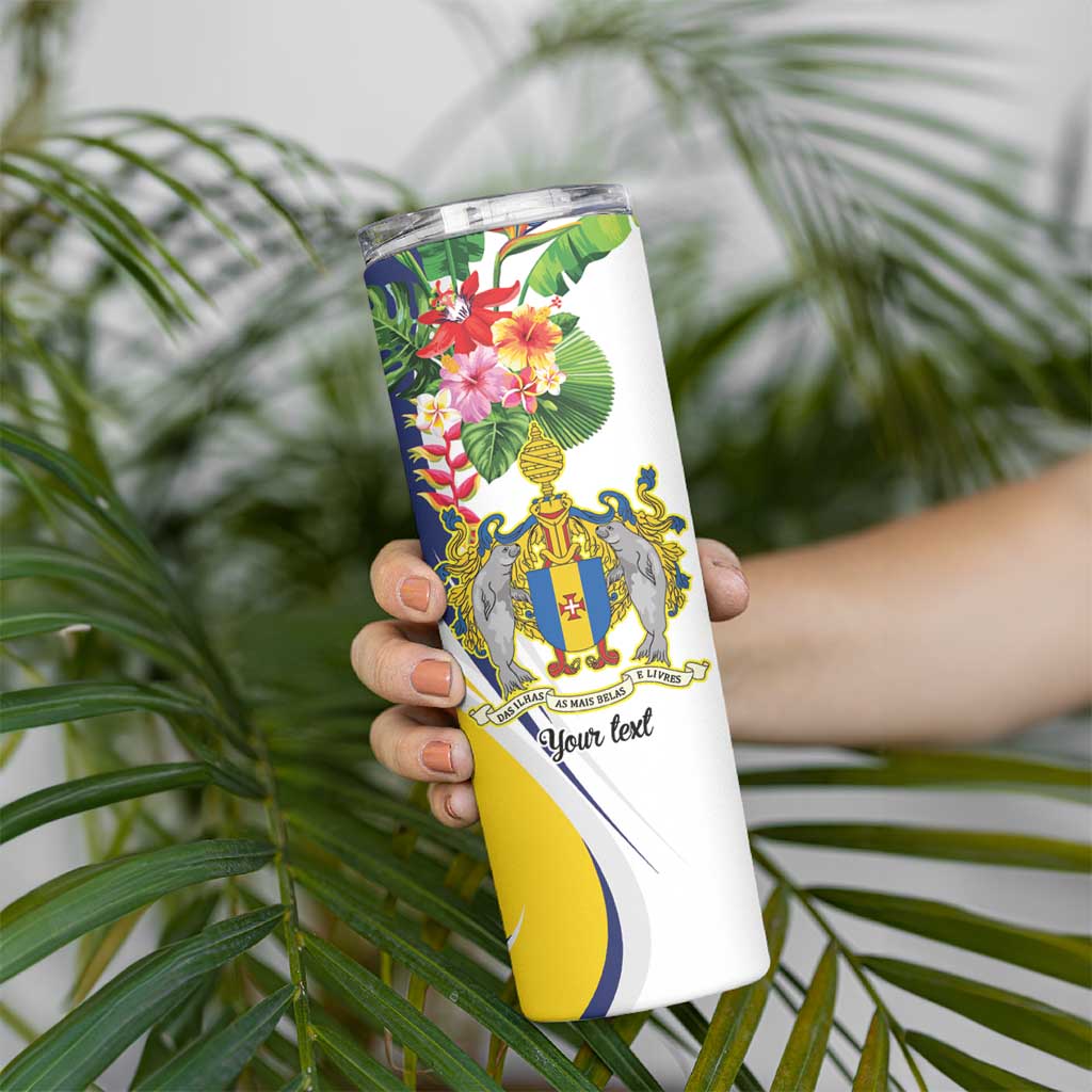 Madeira Pearl of the Atlantic Personalized Skinny Tumbler - Wonder Print Shop