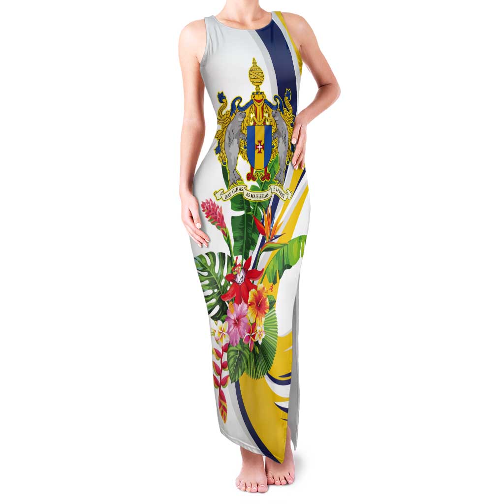 Madeira Pearl of the Atlantic Personalized Tank Maxi Dress - Wonder Print Shop
