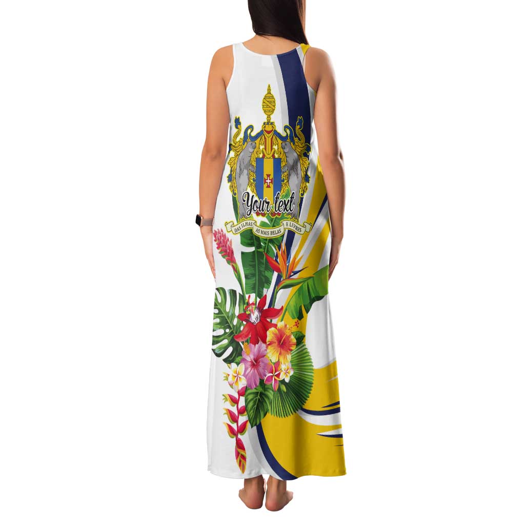 Madeira Pearl of the Atlantic Personalized Tank Maxi Dress - Wonder Print Shop