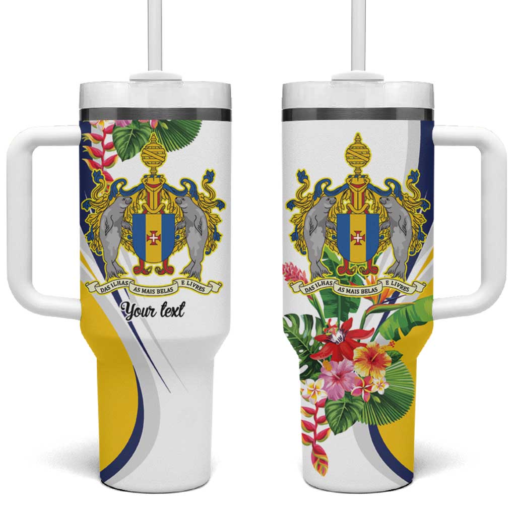 Madeira Pearl of the Atlantic Personalized Tumbler With Handle - Wonder Print Shop