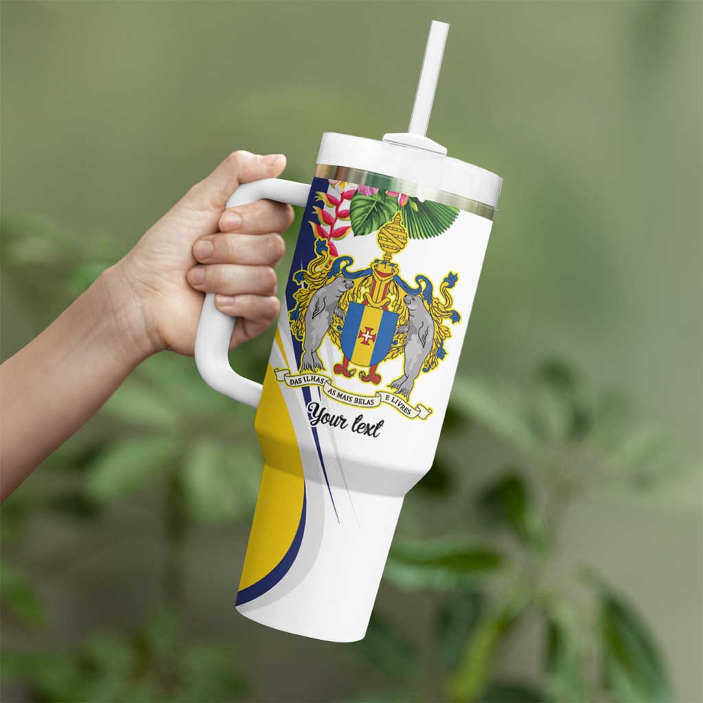 Madeira Pearl of the Atlantic Personalized Tumbler With Handle - Wonder Print Shop