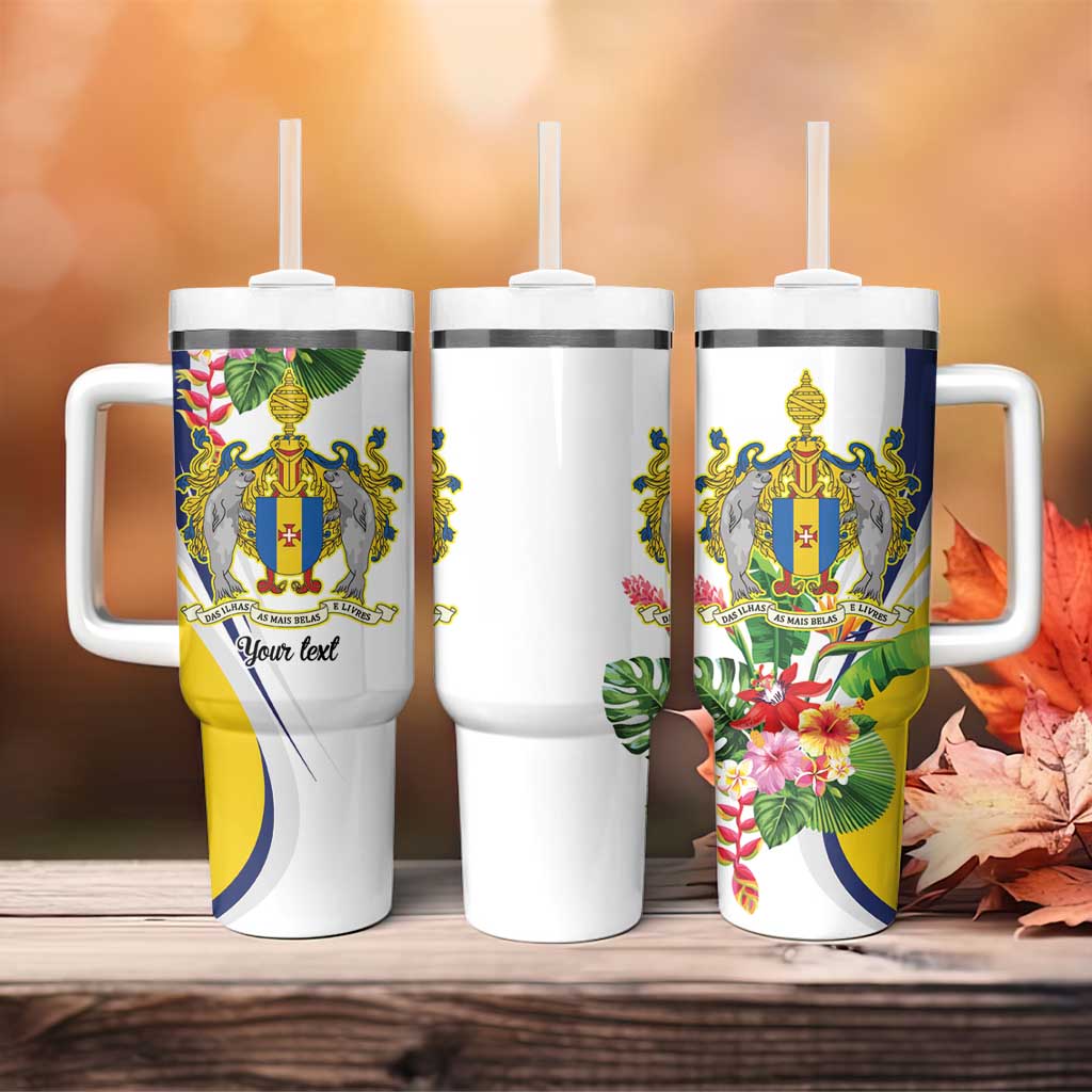 Madeira Pearl of the Atlantic Personalized Tumbler With Handle - Wonder Print Shop