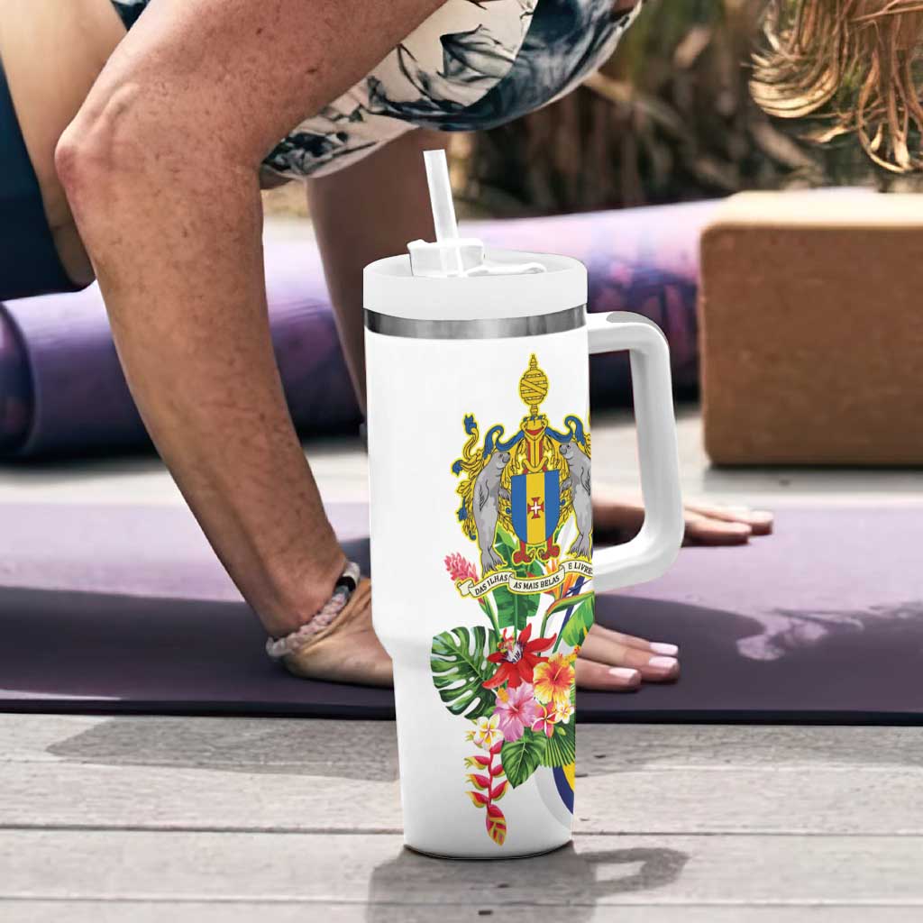 Madeira Pearl of the Atlantic Personalized Tumbler With Handle - Wonder Print Shop