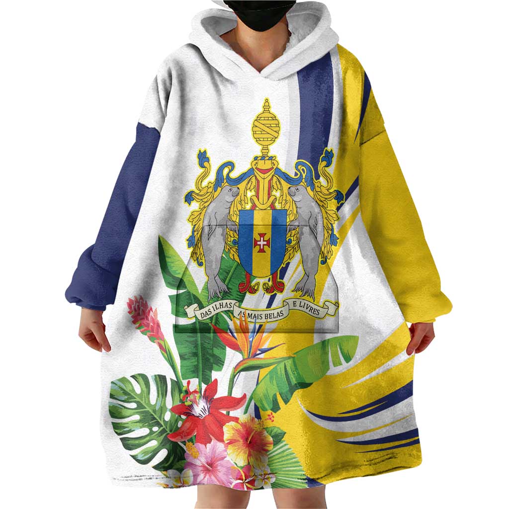 Madeira Pearl of the Atlantic Personalized Wearable Blanket Hoodie - Wonder Print Shop