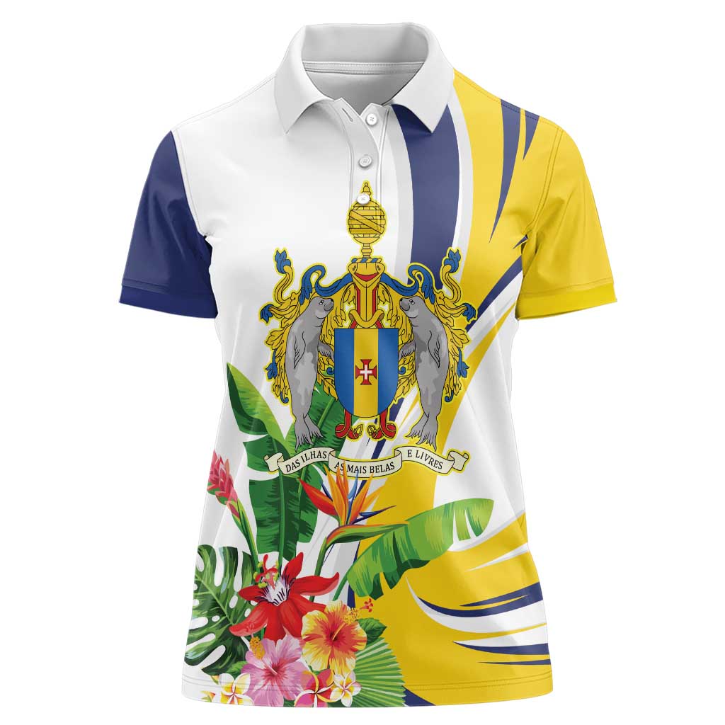 Madeira Pearl of the Atlantic Personalized Women Polo Shirt - Wonder Print Shop