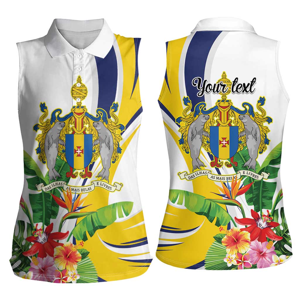 Madeira Pearl of the Atlantic Personalized Women Sleeveless Polo Shirt - Wonder Print Shop