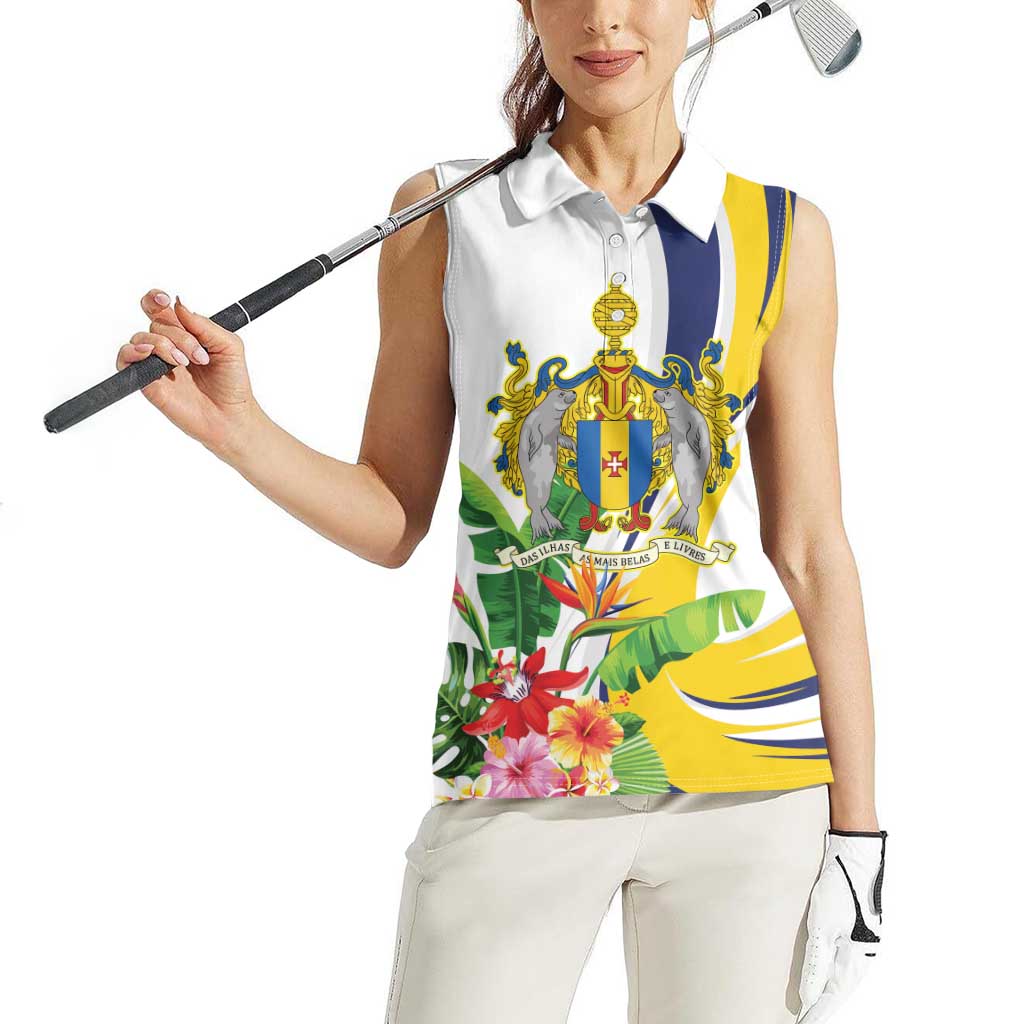 Madeira Pearl of the Atlantic Personalized Women Sleeveless Polo Shirt - Wonder Print Shop