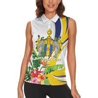 Madeira Pearl of the Atlantic Personalized Women Sleeveless Polo Shirt - Wonder Print Shop