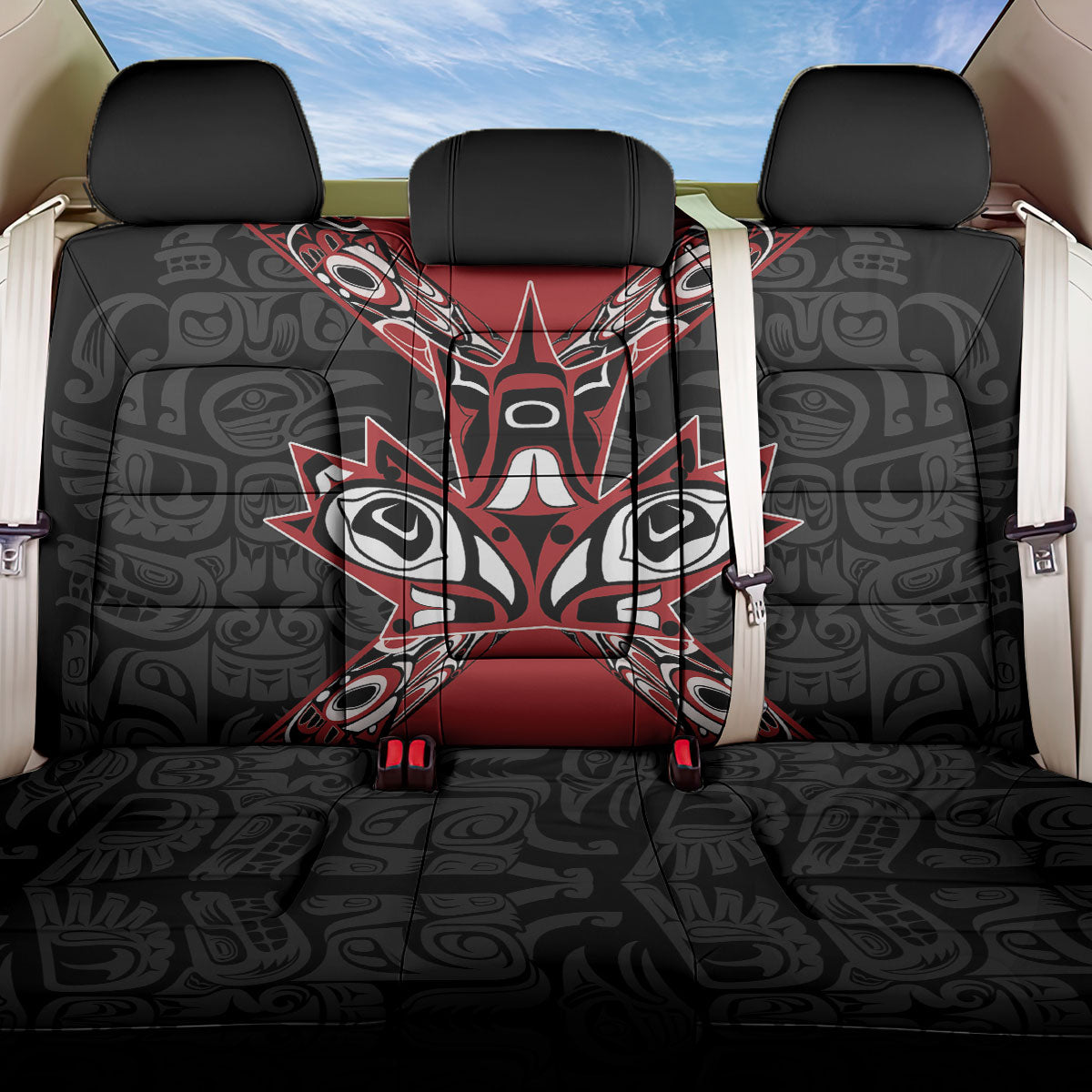 Canada Indigenous Heritage Back Car Seat Cover First Nations Inuit Metis Pride