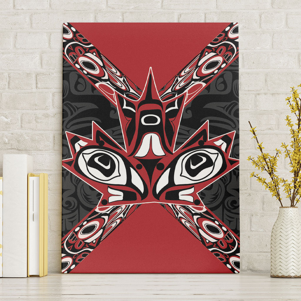 Canada Indigenous Heritage Canvas Wall Art First Nations Inuit Metis Pride