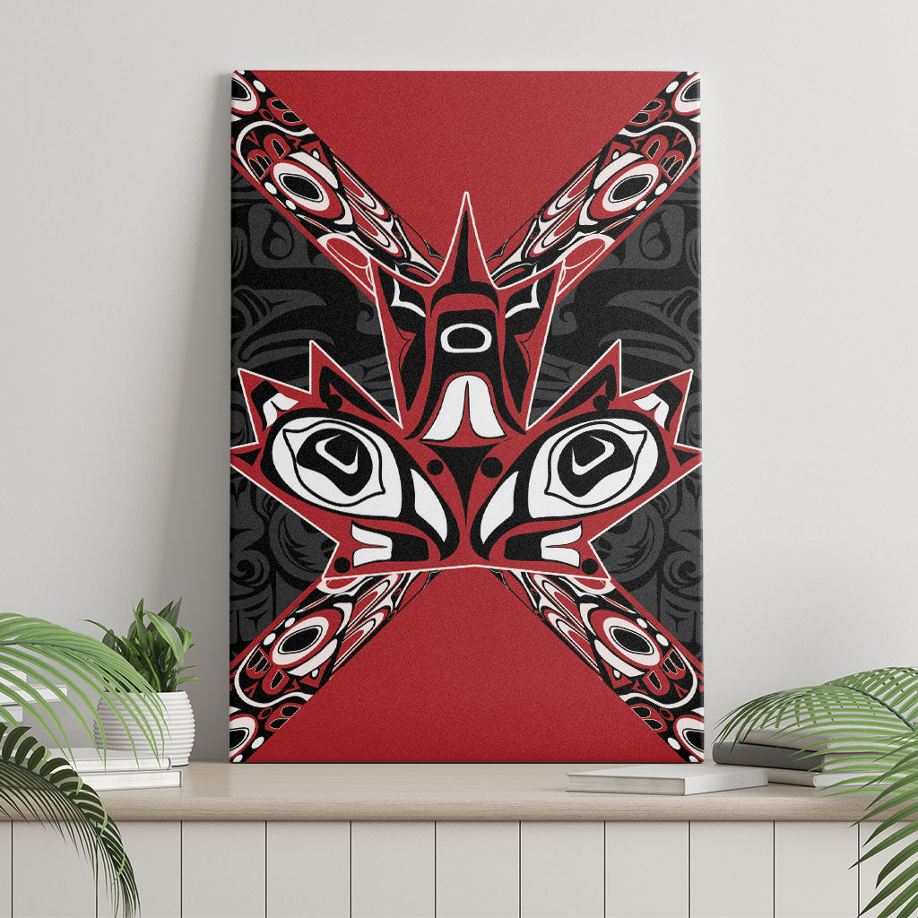 Canada Indigenous Heritage Canvas Wall Art First Nations Inuit Metis Pride