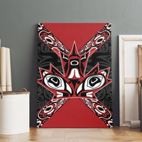 Canada Indigenous Heritage Canvas Wall Art First Nations Inuit Metis Pride