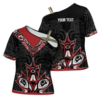 Canada Indigenous Heritage Personalized Cross Shoulder Shirt First Nations Inuit Metis Pride