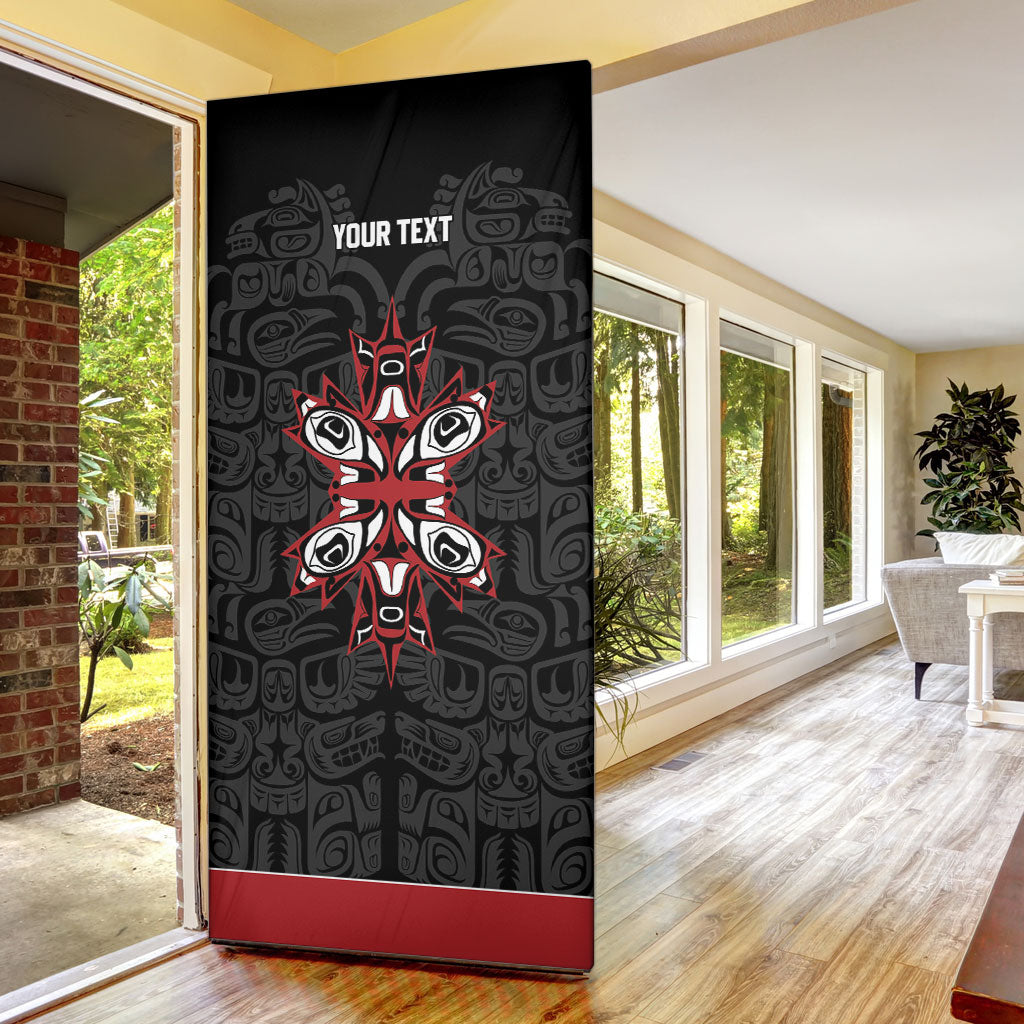 Canada Indigenous Heritage Personalized Door Cover First Nations Inuit Metis Pride