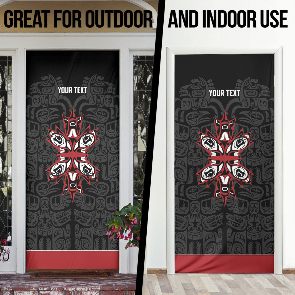 Canada Indigenous Heritage Personalized Door Cover First Nations Inuit Metis Pride