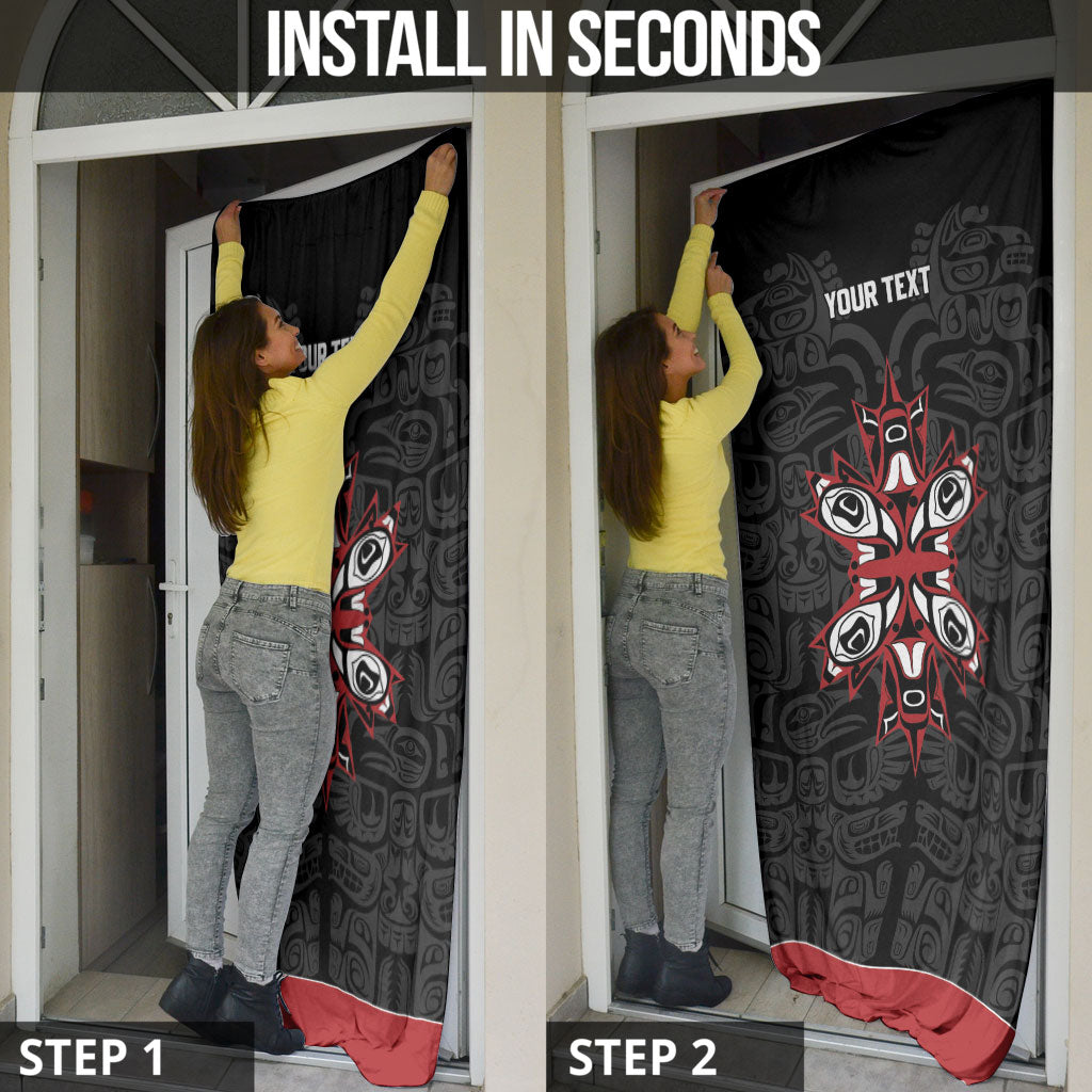 Canada Indigenous Heritage Personalized Door Cover First Nations Inuit Metis Pride