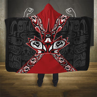 Canada Indigenous Heritage Hooded Blanket First Nations Inuit Metis Pride
