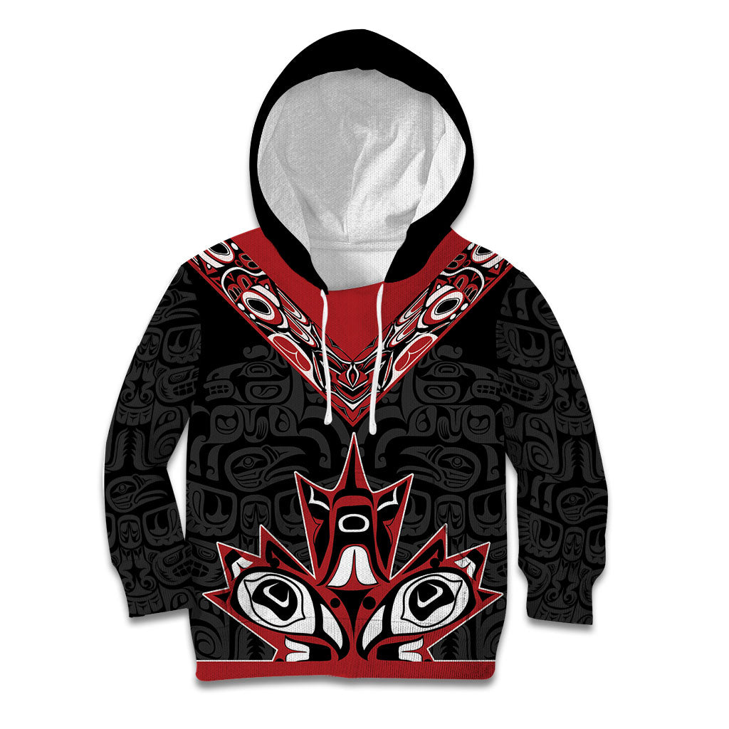 Canada Indigenous Heritage Personalized Kid Hoodie First Nations Inuit Metis Pride