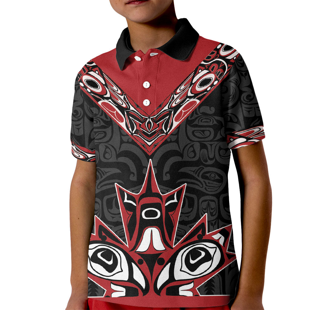 Canada Indigenous Heritage Personalized Kid Polo Shirt First Nations Inuit Metis Pride