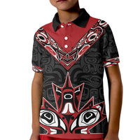 Canada Indigenous Heritage Personalized Kid Polo Shirt First Nations Inuit Metis Pride