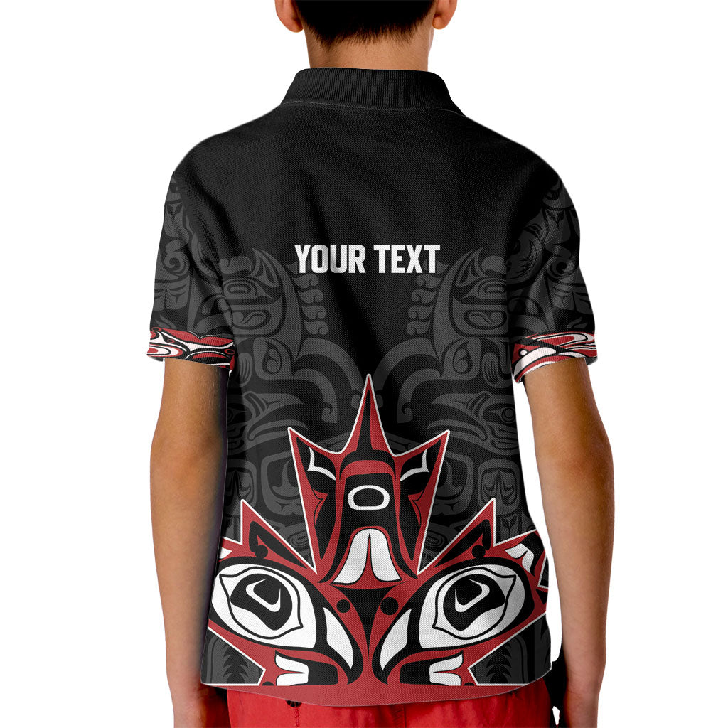 Canada Indigenous Heritage Personalized Kid Polo Shirt First Nations Inuit Metis Pride