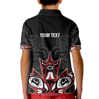 Canada Indigenous Heritage Personalized Kid Polo Shirt First Nations Inuit Metis Pride