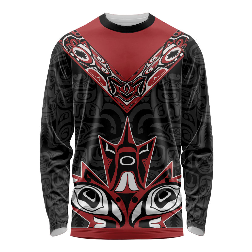 Canada Indigenous Heritage Personalized Long Sleeve Shirt First Nations Inuit Metis Pride