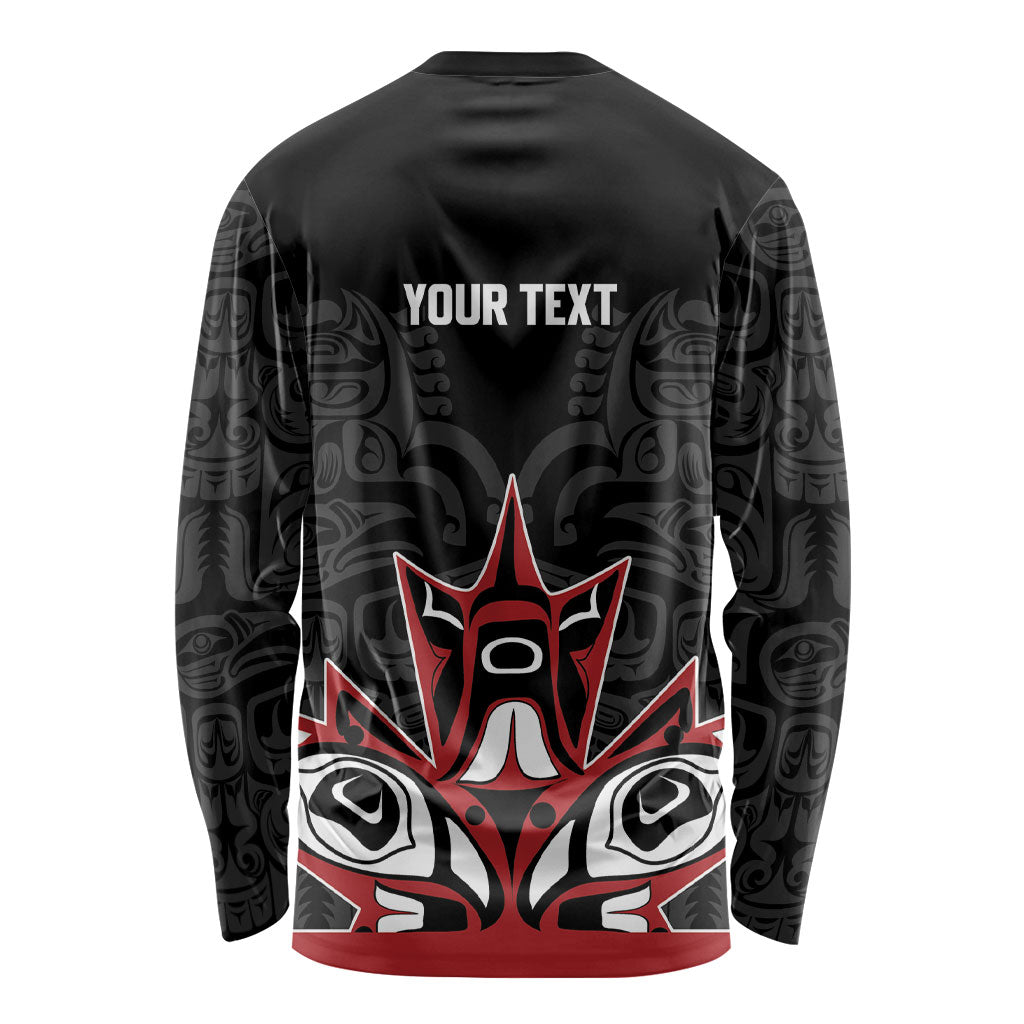 Canada Indigenous Heritage Personalized Long Sleeve Shirt First Nations Inuit Metis Pride