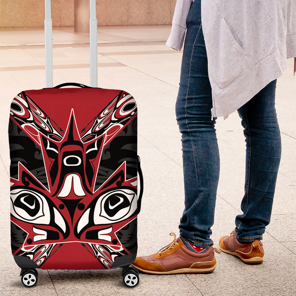 Canada Indigenous Heritage Luggage Cover First Nations Inuit Metis Pride