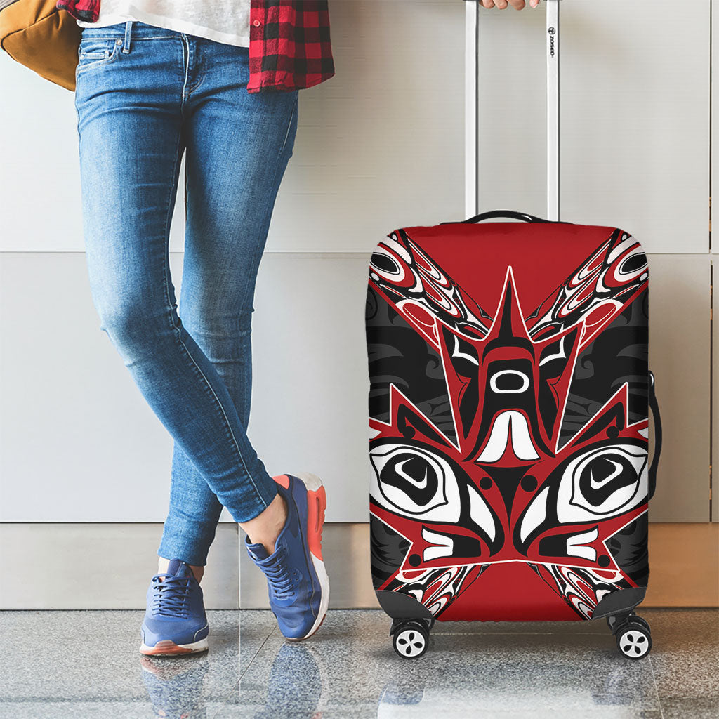 Canada Indigenous Heritage Luggage Cover First Nations Inuit Metis Pride