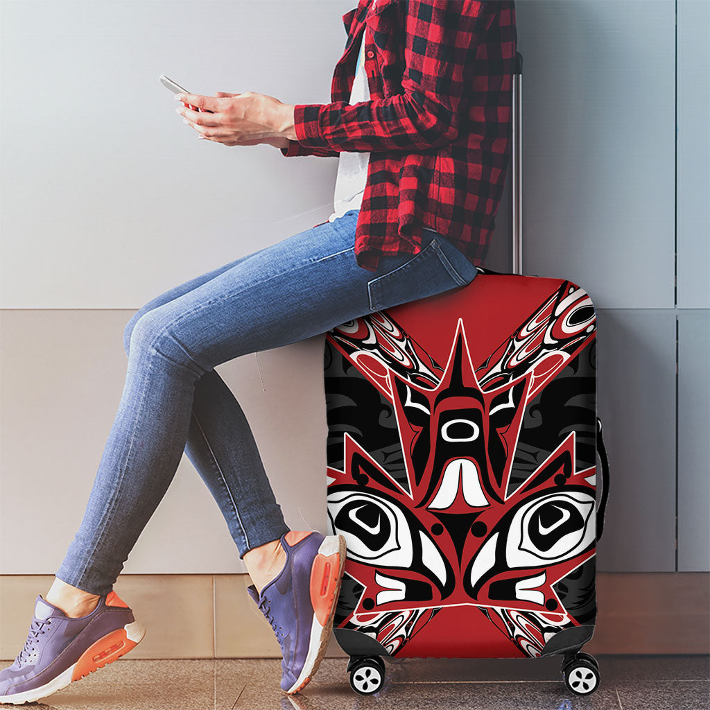 Canada Indigenous Heritage Luggage Cover First Nations Inuit Metis Pride