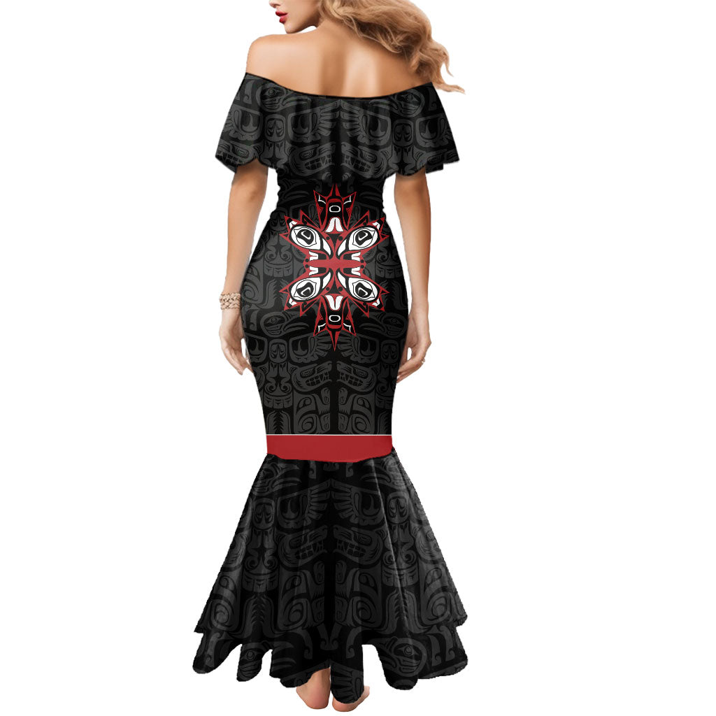 Canada Indigenous Heritage Personalized Mermaid Dress First Nations Inuit Metis Pride