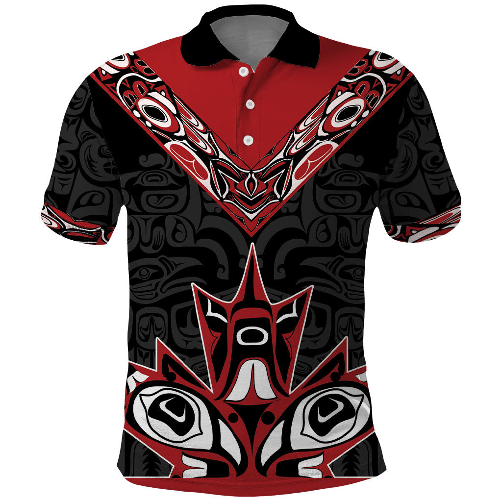 Canada Indigenous Heritage Personalized Polo Shirt First Nations Inuit Metis Pride