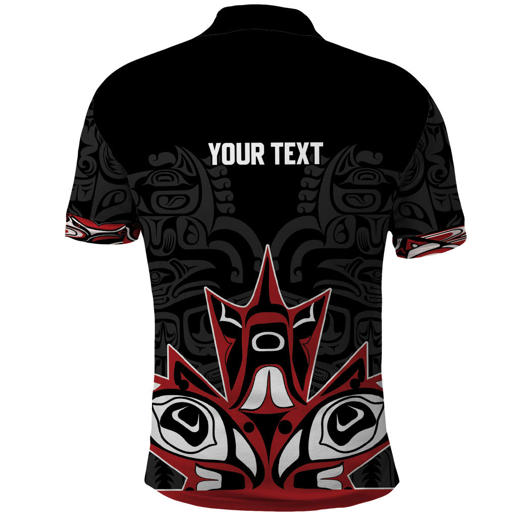 Canada Indigenous Heritage Personalized Polo Shirt First Nations Inuit Metis Pride