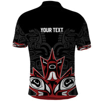 Canada Indigenous Heritage Personalized Polo Shirt First Nations Inuit Metis Pride