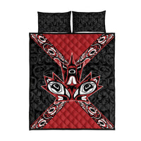 Canada Indigenous Heritage Quilt Bed Set First Nations Inuit Metis Pride
