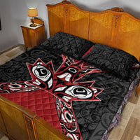 Canada Indigenous Heritage Quilt Bed Set First Nations Inuit Metis Pride