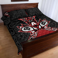 Canada Indigenous Heritage Quilt Bed Set First Nations Inuit Metis Pride