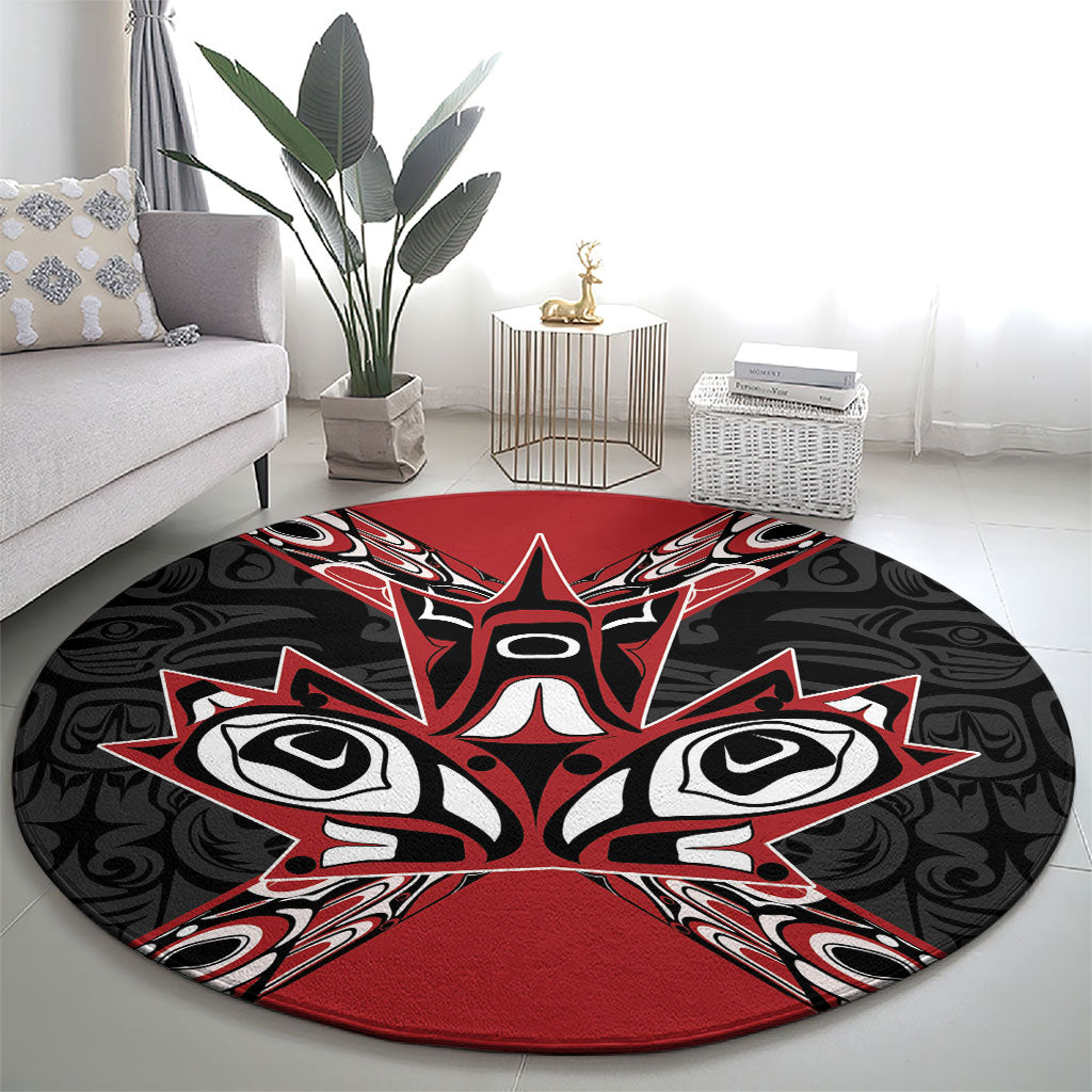 Canada Indigenous Heritage Round Carpet First Nations Inuit Metis Pride