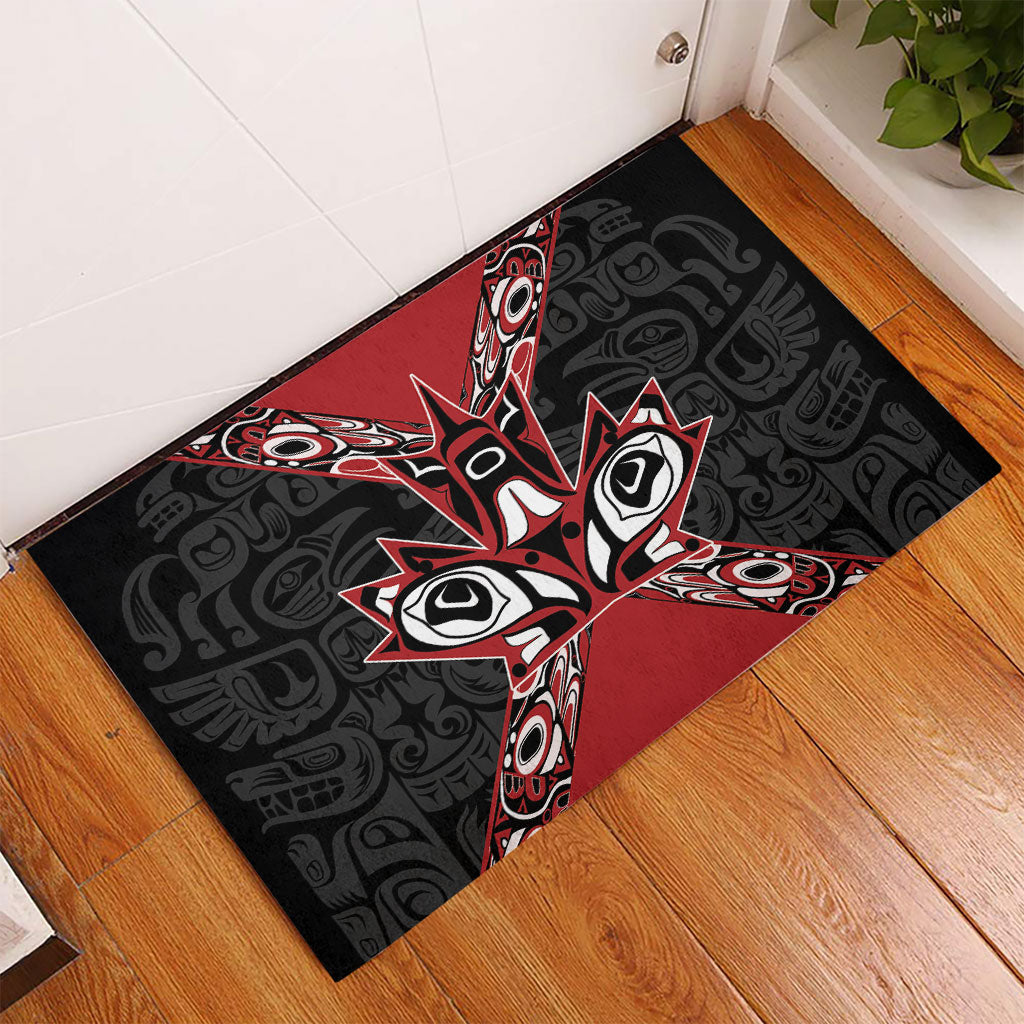 Canada Indigenous Heritage Rubber Doormat First Nations Inuit Metis Pride