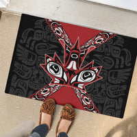 Canada Indigenous Heritage Rubber Doormat First Nations Inuit Metis Pride