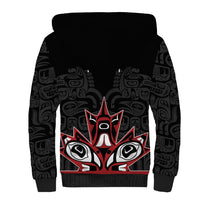 Canada Indigenous Heritage Personalized Sherpa Hoodie First Nations Inuit Metis Pride