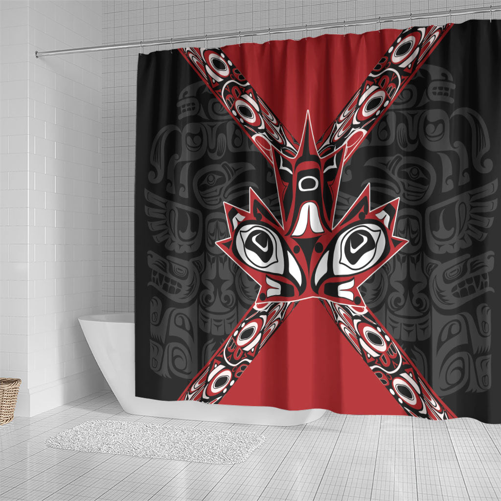 Canada Indigenous Heritage Shower Curtain First Nations Inuit Metis Pride